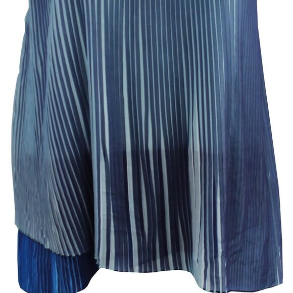 Women's Plus-Size Solid Adjustable Strap Rayon Camis Tank Top Clothing Blue 1X - Picture 5 of 5